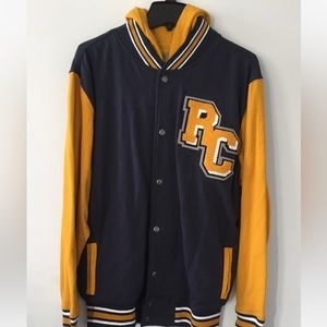 young mens hoodie jacket large roebuck & co